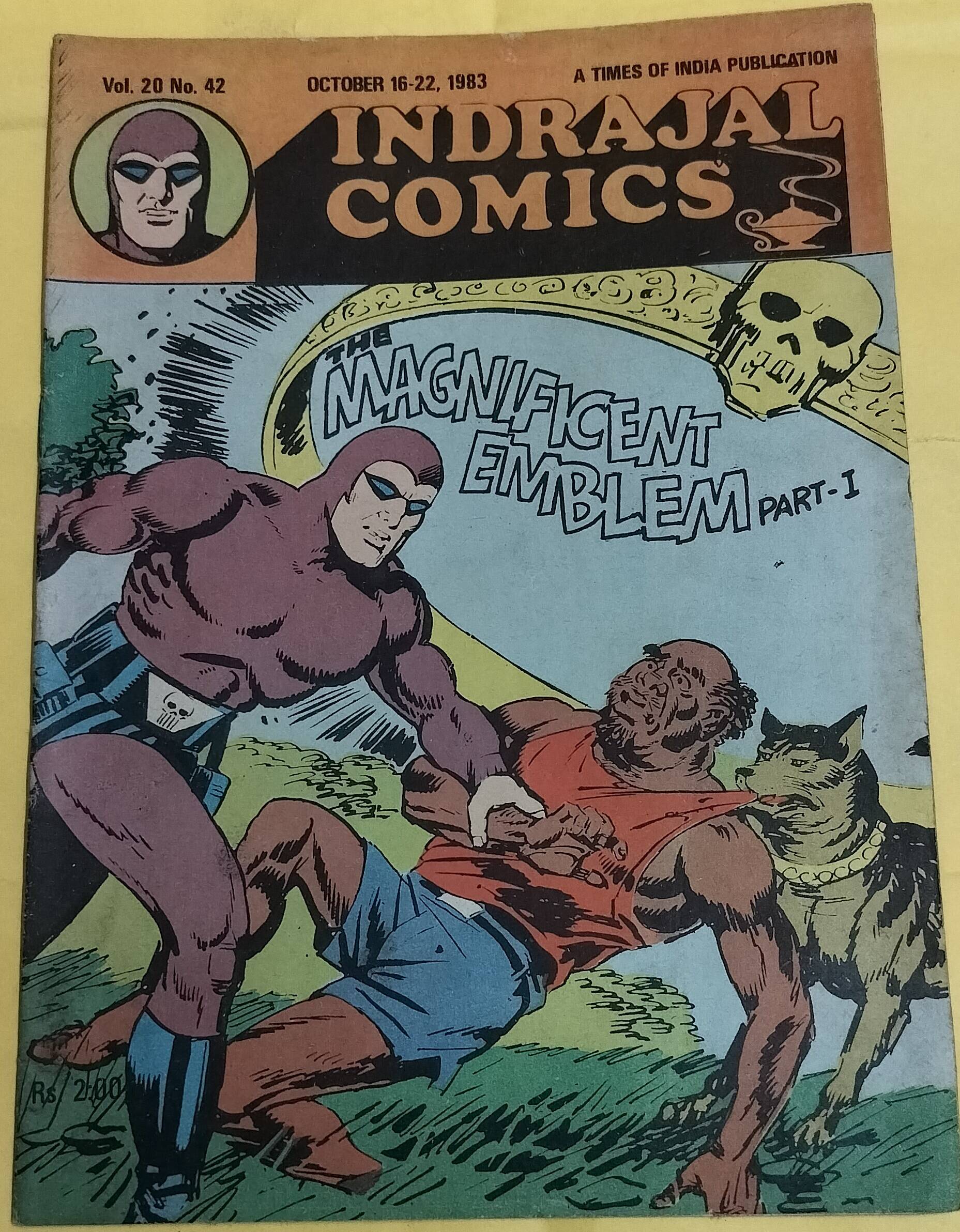 The Magnificent Emblem Part-1 - "vol-20-no-42" - "phantom" - "vintage indrajal comics"