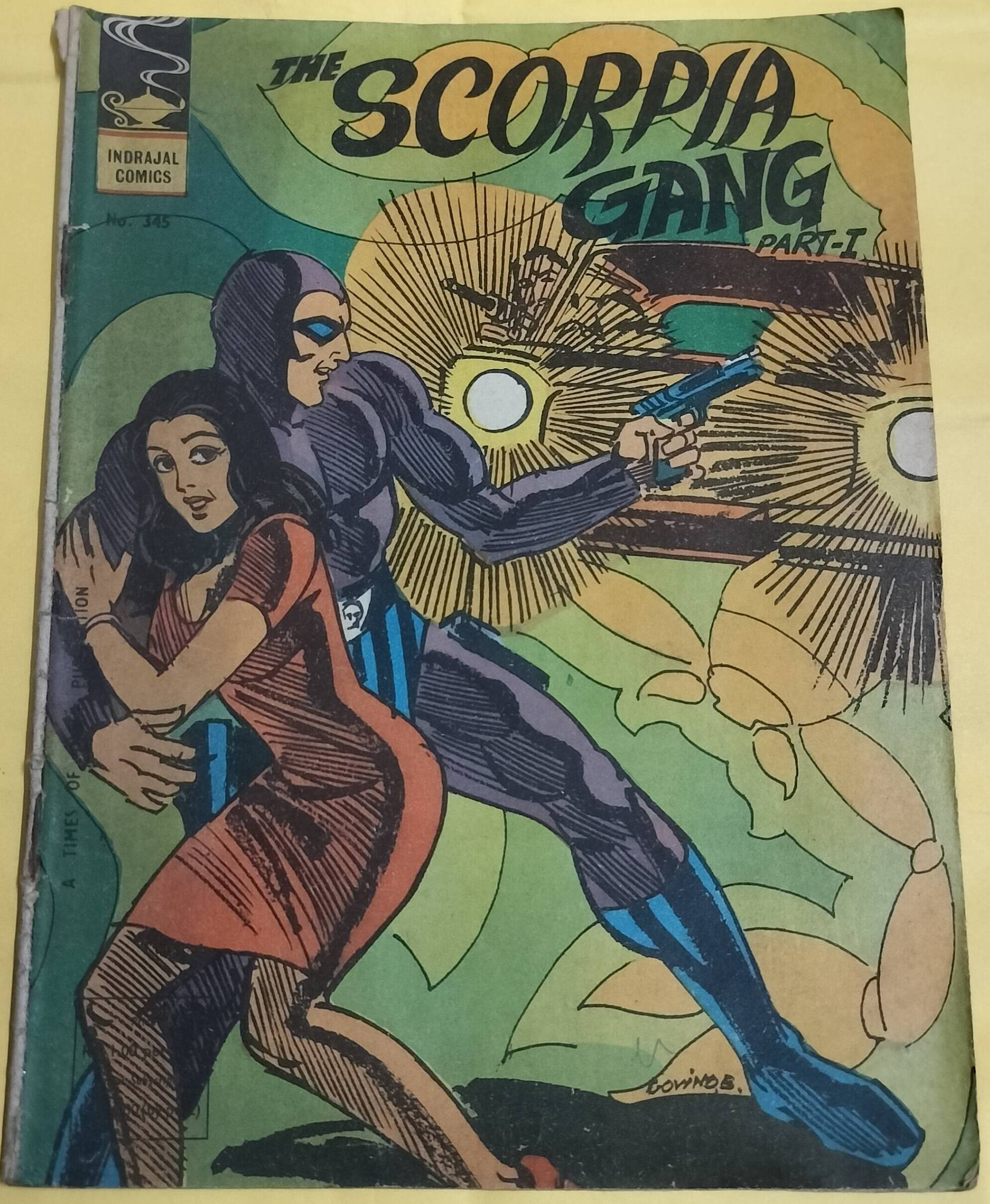 The Scorpia Gang Part-1 - "issue no-345" - "phantom" - "old indrajal comics"