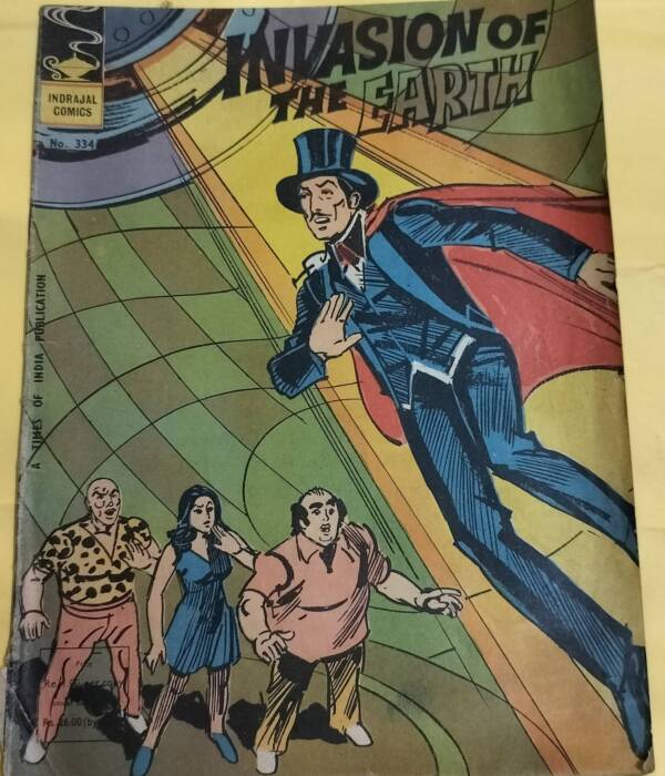 Invasion of the Earth - "issue no-334" - "mandrake" - "indrajal comics"
