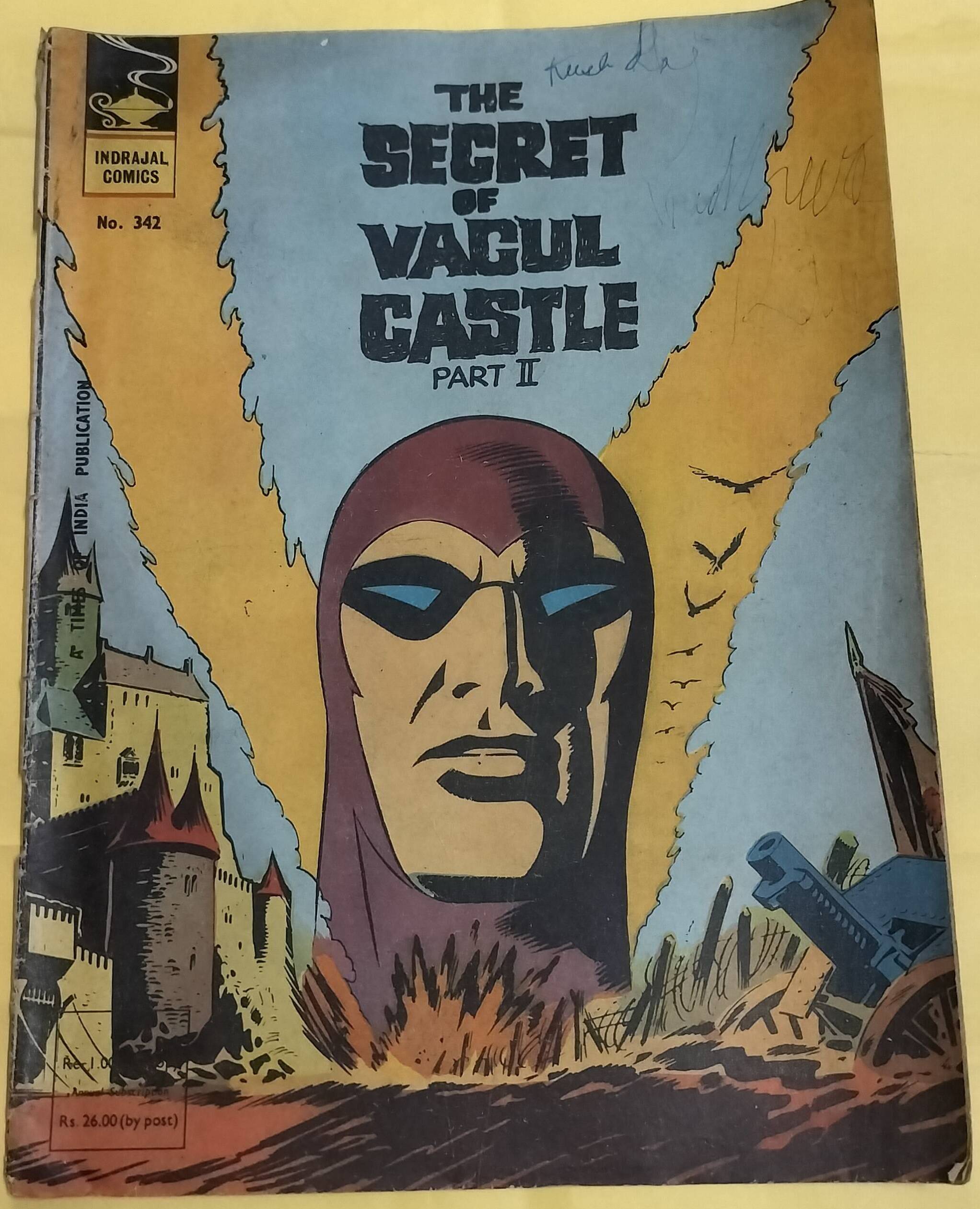 The Secret of Vacul Castle Part-II - "issue no-342" - "phantom" - "old indrajal comics"