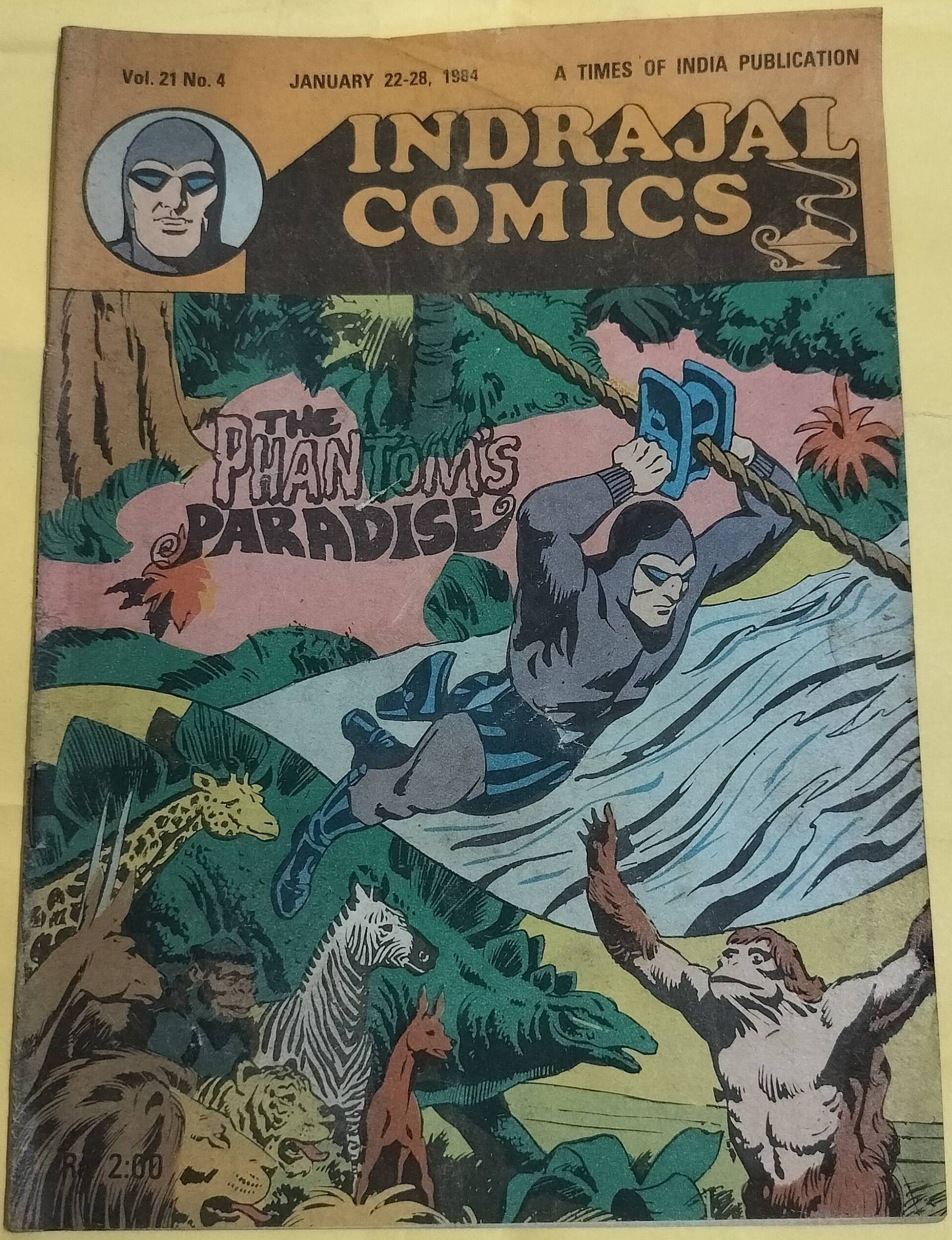 The Phantom's Paradise - "vol-21-no-4" - "phantom" - "old indrajal comics"
