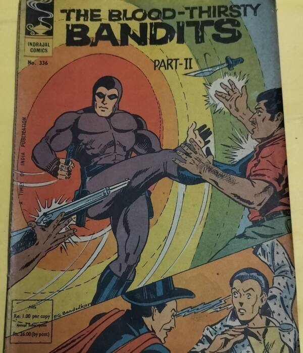 The Blood-Thirsty Bandits Part-II - "issue no-336" - "phantom" - "vintage indrajal comics"