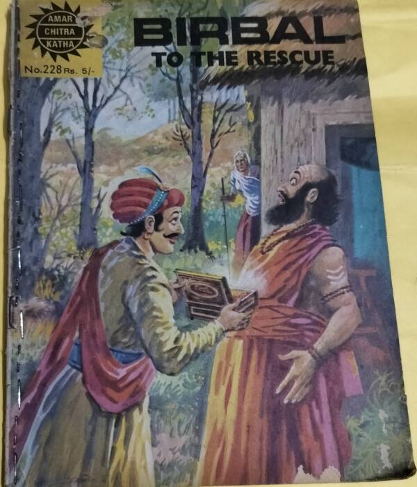 Birbal to the Rescue & Babasaheb Ambedkar - " 2 in 1 " - "old amar chitra katha